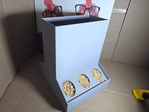 Chick or Quail Feeders. Low Waste.