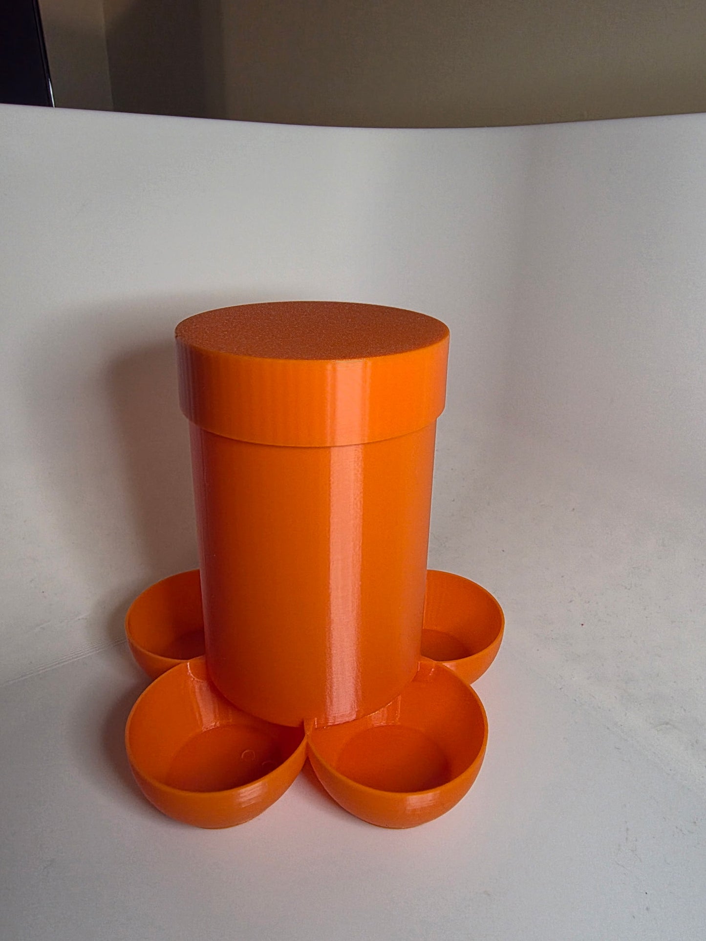 Small chick feeder by HoneyBunny3D, featuring a compact design with multiple feeding ports for young poultry.