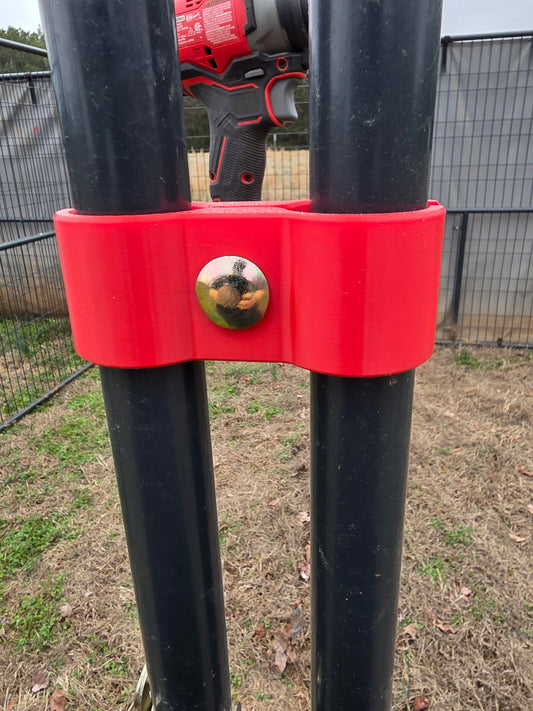 HoneyBunny3D replacement clamp brackets for Retriever dog outdoor kennel, 5x10 size, sturdy metal construction for secure setup.
