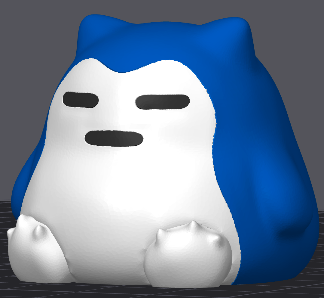 Screenshot of MiniMon by HoneyBunny3D showing a detailed 3D model with vibrant colors and intricate design elements.