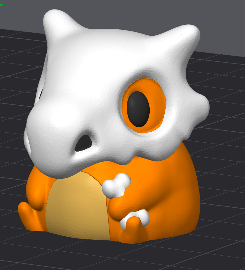 Screenshot of MiniMon by HoneyBunny3D, showing a detailed 3D mini monster design on a digital screen.