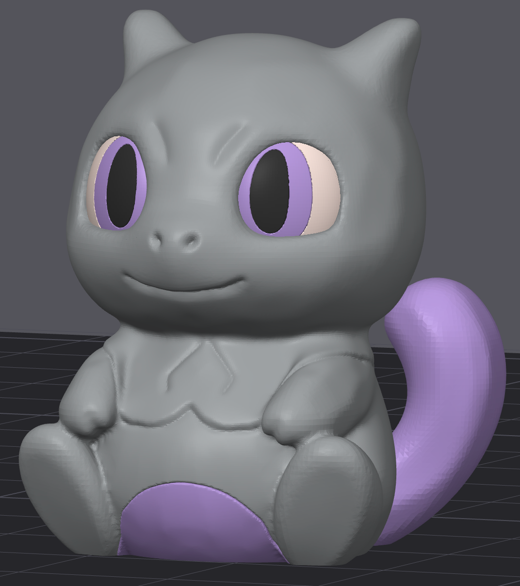 Screenshot of MiniMon digital pet from HoneyBunny3D showing its colorful, cartoon-style design on a computer screen.