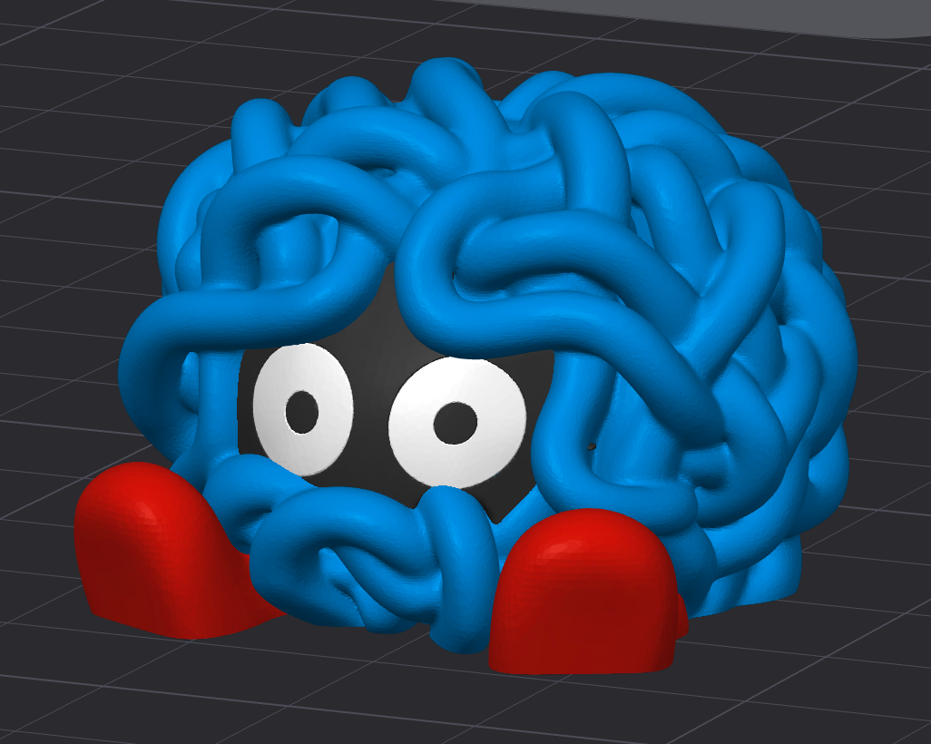 Screenshot of MiniMon by HoneyBunny3D, a detailed 3D model featuring vibrant colors and intricate design elements.