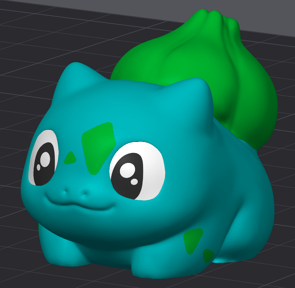 Screenshot of MiniMon digital pet toy by HoneyBunny3D, showcasing its colorful screen and playful design.