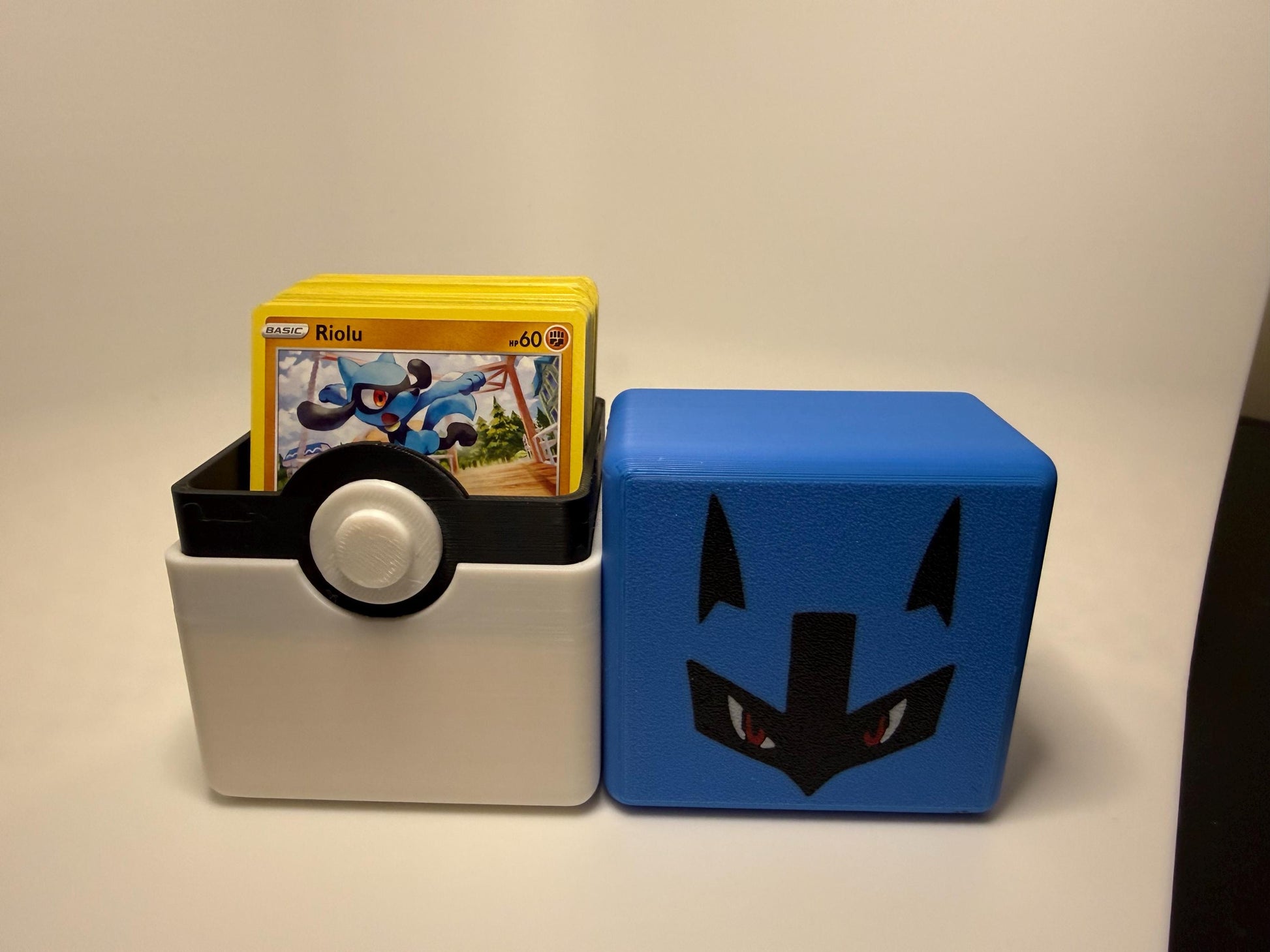 HoneyBunny3D Pokedeck Boxes collection showing colorful, collectible card storage boxes with Pokémon-themed designs.