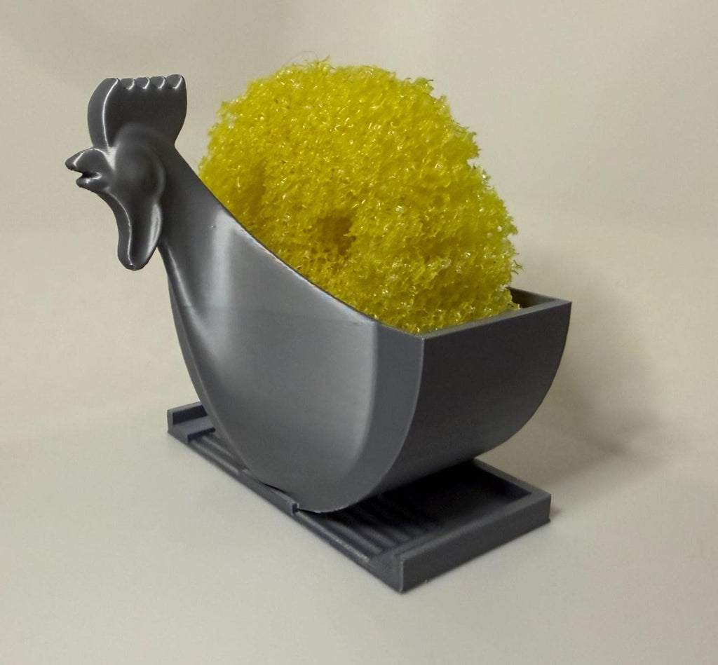 Chicken Scrub Daddy Holder with drain