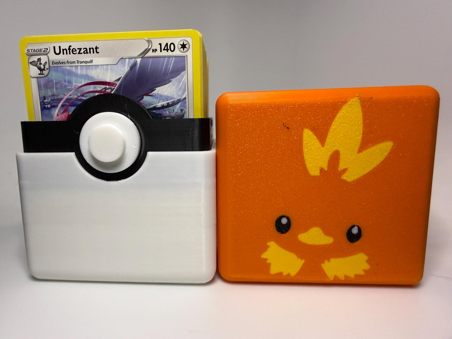 HoneyBunny3D Pokedeck Boxes collection featuring colorful, collectible card storage boxes with vibrant designs and branding.