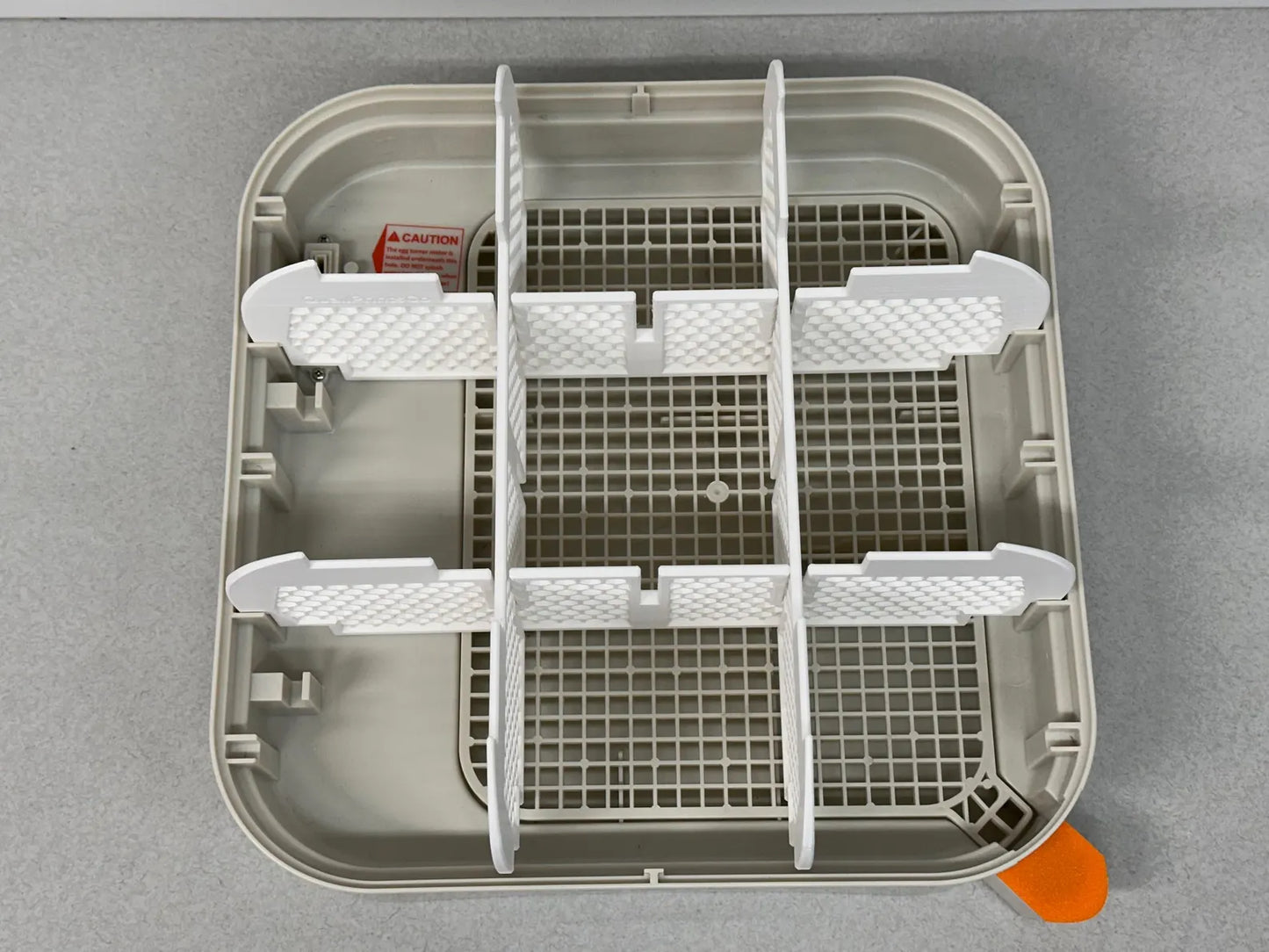 HoneyBunny3D Egg Divider for Maticoopx 30 Incubator, 3D printed chick hatching separator attachment, made in USA